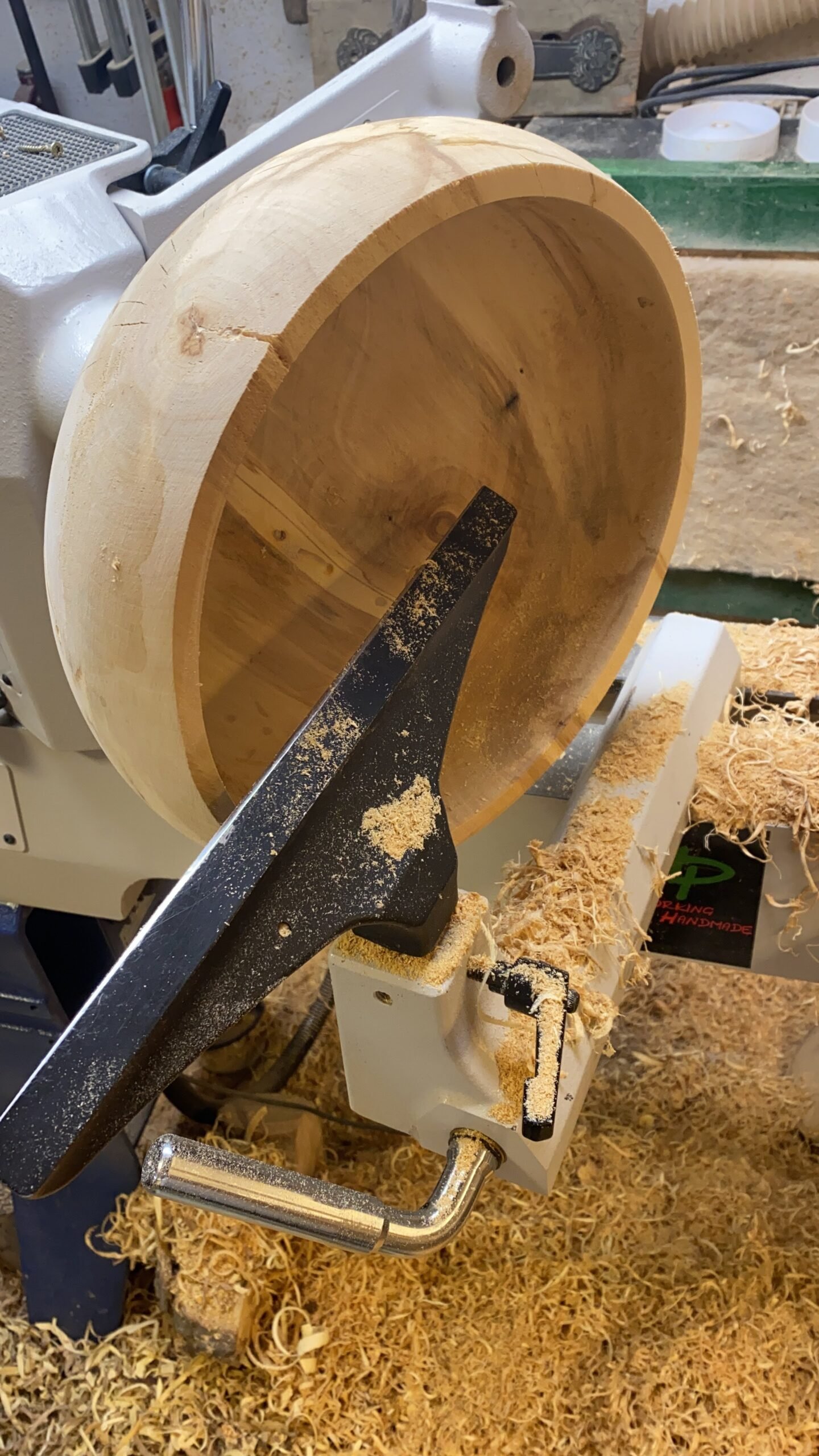 Blick in die Drechselwerkstatt